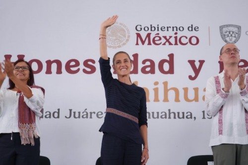 M&eacute;xico es libre, independiente y soberano, nos toca a todas y todos defender a la patria: Sheinbaum desde Ciudad Ju&aacute;rez