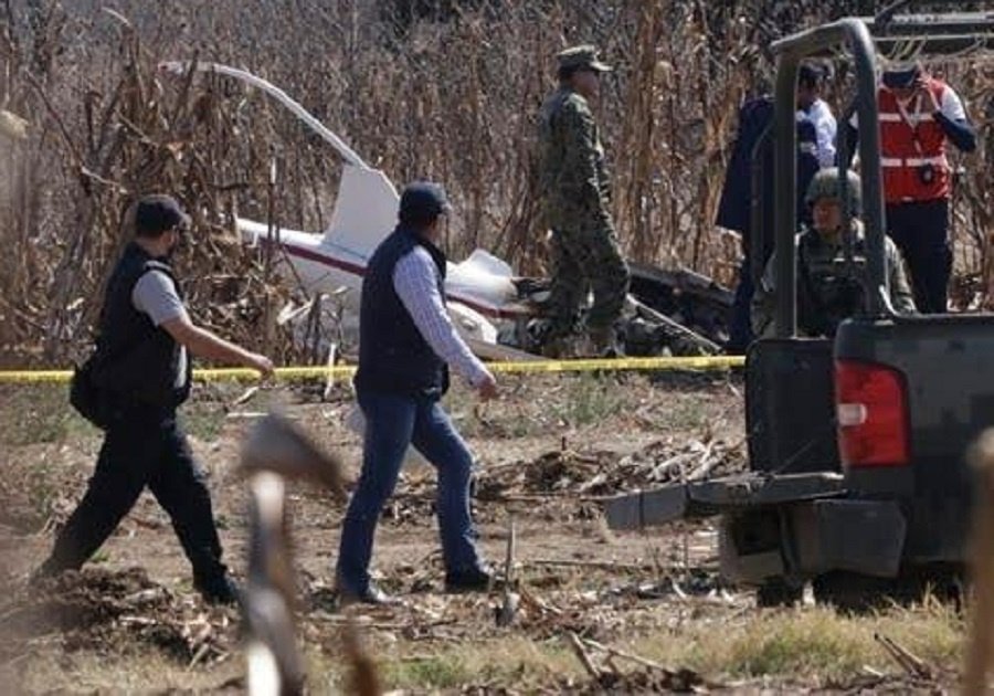 Helicóptero accidente