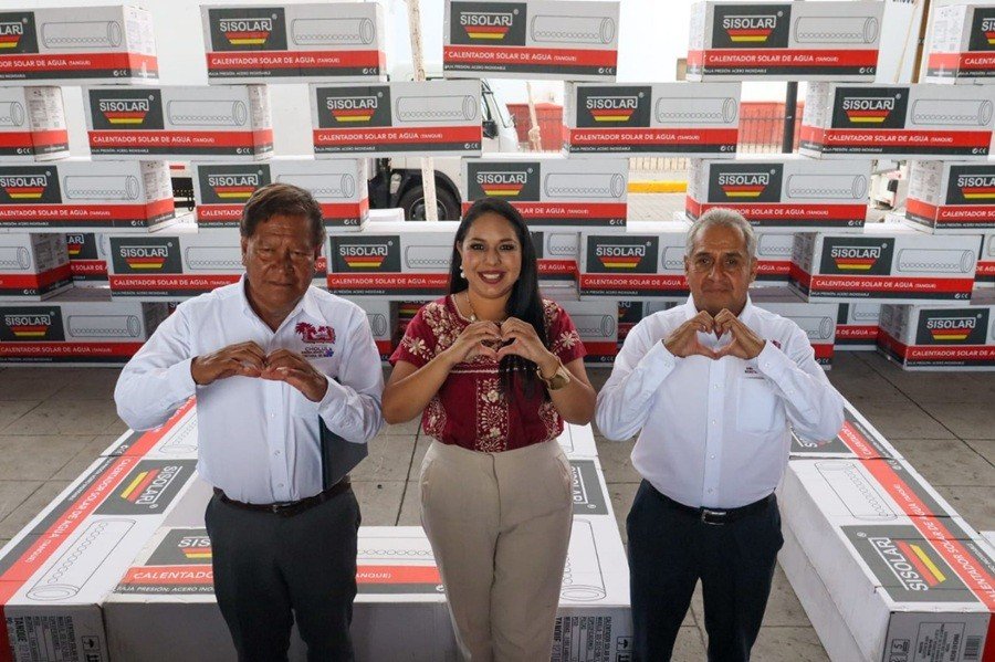 2 mil familias cholultecas beneficiadas con el programa de calentadores solares gratuitos