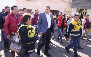 Armenta supervisa pavimentaci&oacute;n 12 Oriente con avance del 90 por ciento