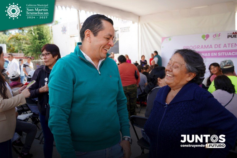 Se realiza en Texmelucan la primera entrega 2025 de despensas de Atención Alimentaria