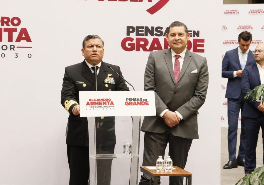 Nombra Armenta al Vicealmirante Francisco Sánchez como secretario de Seguridad