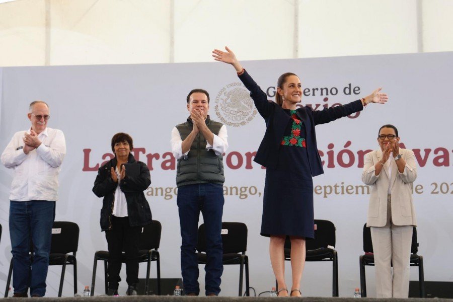 Sheinbaum anuncia en Durango programa de carne de calidad con inversión de 700 mdp