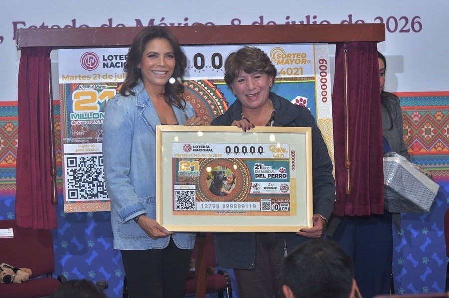 Delfina Gómez y Olivia Salomón presentan billete conmemorativo por el Día Mundial del Perro