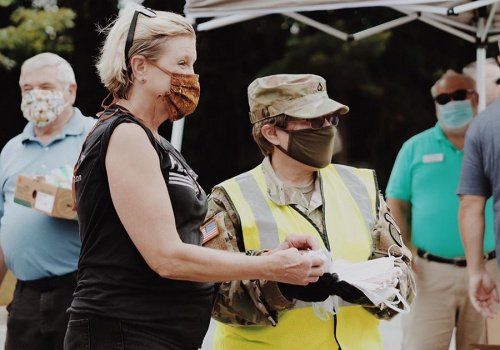 Personas con cubrebocas