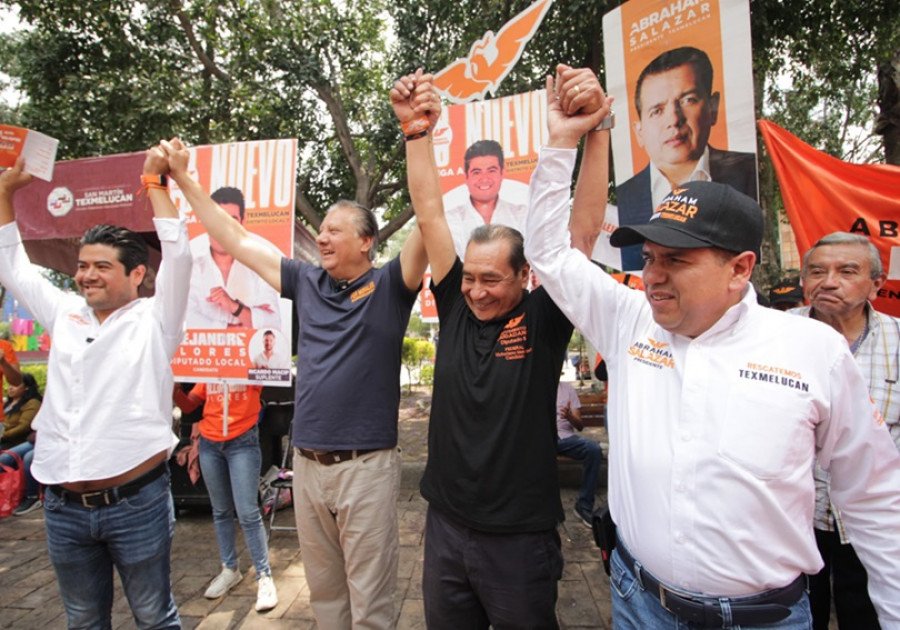 Fernando Morales afirma que San Mart&iacute;n Texmelucan ya es territorio naranja