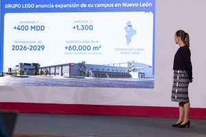 Inversi&oacute;n de 400 mdd de Lego impulsa el mercado nacional y el desarrollo infantil como parte del Plan M&eacute;xico: Sheinbaum