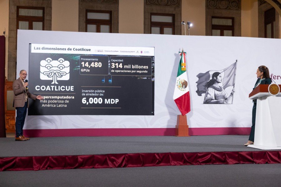Sheinbaum presenta &ldquo;Coatlicue&rdquo;, la supercomputadora m&aacute;s poderosa de Am&eacute;rica Latina