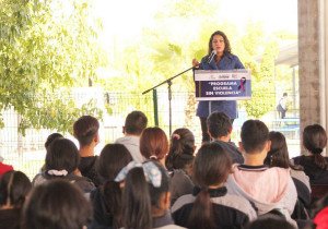 Encabeza Lupita Cuautle el programa Escuela sin violencia