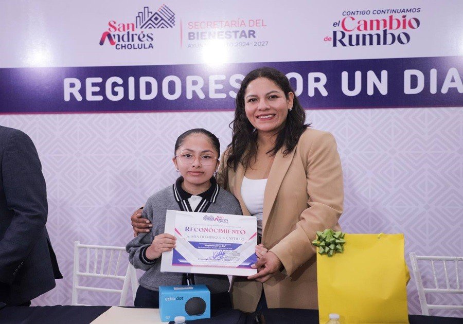 "Ni&ntilde;as y Ni&ntilde;os Viven la Experiencia de Ser Regidores por un D&iacute;a en San Andr&eacute;s Cholula"
