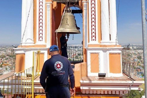 San Pedro Cholula fortalece acciones preventivas previo al Concierto de Campanas del Vaniloquio 2025