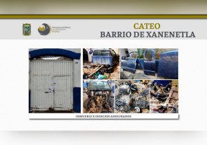 Hallan motores y vehículo robado en Barrio de Xanenetla