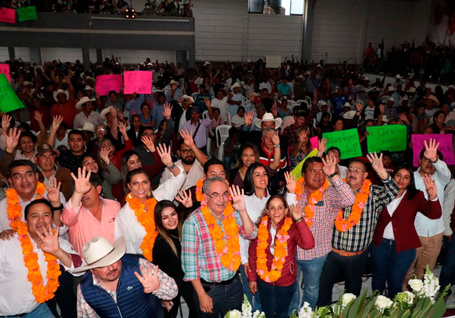 M&aacute;s de 10 mil simpatizantes en Huachinango y Xicotepec apoyan a Sheinbaum