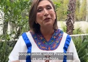 ‘Es un machista y quiero que me respete’, responde Gálvez a López Obrador