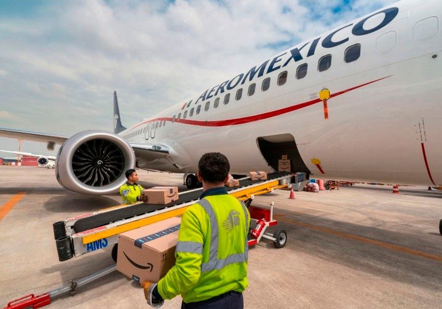 Amazon y Aeroméxico reducen el tiempo de entrega de paquetes a clientes