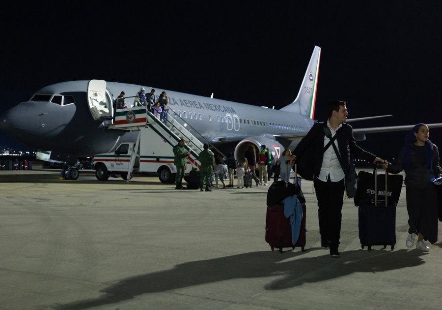 M&eacute;xico repatria a 721 connacionales de Israel en medio del conflicto