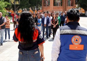Se suma gobierno de San Andrés Cholula al Simulacro Nacional 2023