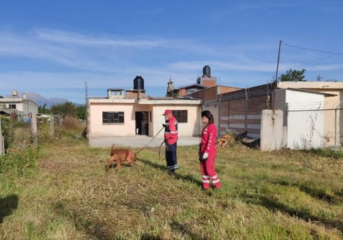 San Andr&eacute;s labores de b&uacute;squeda de Samantha Escalona