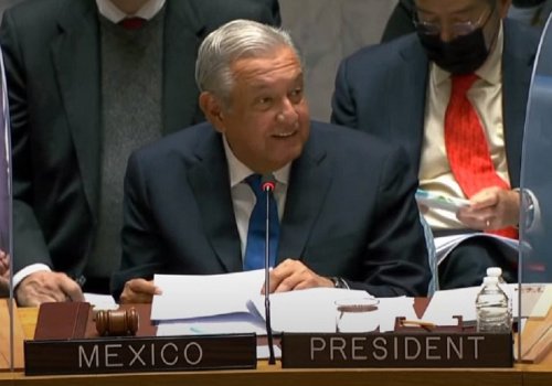AMLO en la ONU