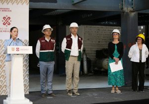 Supervisa Sheinbaum construcción del Instituto de Estudios Superiores Rosario Castellanos