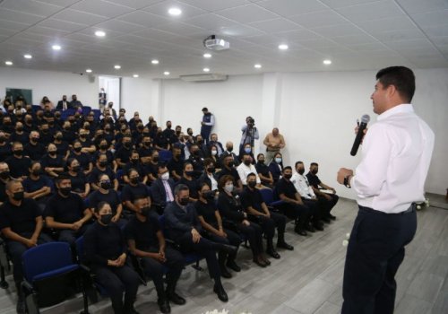 Imparte conferencia ERP a cadetes de la Polic&iacute;a Municipal