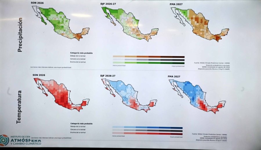 Sequ&iacute;a, olas de calor y mala calidad del aire traer&aacute; &ldquo;El Ni&ntilde;o&rdquo; en 2027: expertos de la UNAM