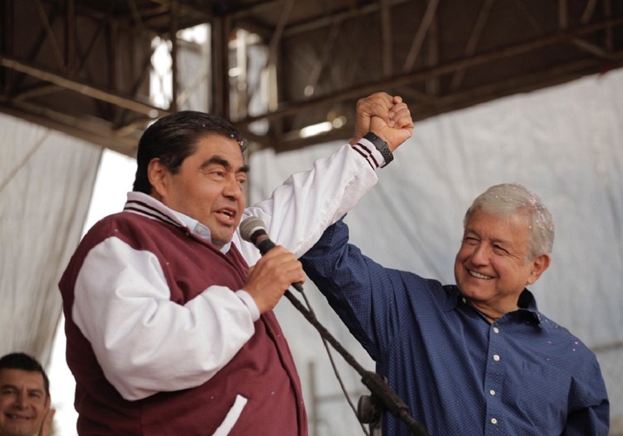 Miguel Barbosa y AMLO