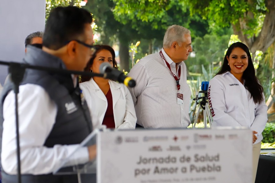 Tonantzin Fern&aacute;ndez y Carlos Alberto Olivier Pacheco unen esfuerzos por la salud de Cholula con el respaldo del gobernador Armenta