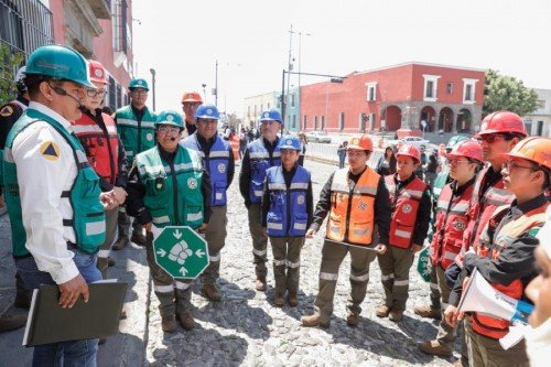 M&aacute;s de 1.6 millones de poblanos participan en simulacro s&iacute;smico nacional