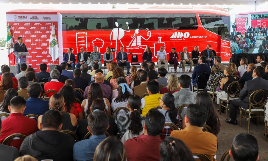 Gobierno de Puebla y Mobility ADO impulsan movilidad con 220 nuevas unidades y una inversi&oacute;n de 100 mdp