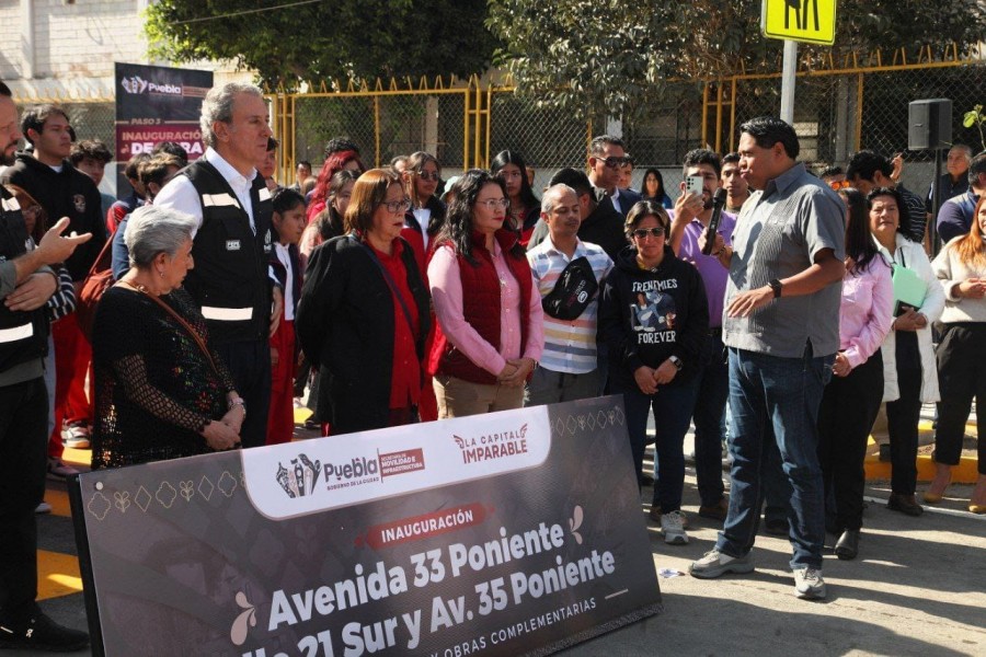 Inaugura Pepe Chedraui rehabilitación de circuito vial de la 33 Poniente - 21 Sur y 35 Poniente