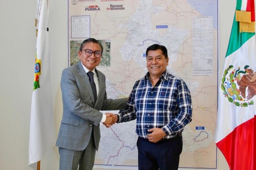 Fortalece diputado José Luis Figueroa gestión interinstitucional para obras en el sur del Municipio de Puebla
