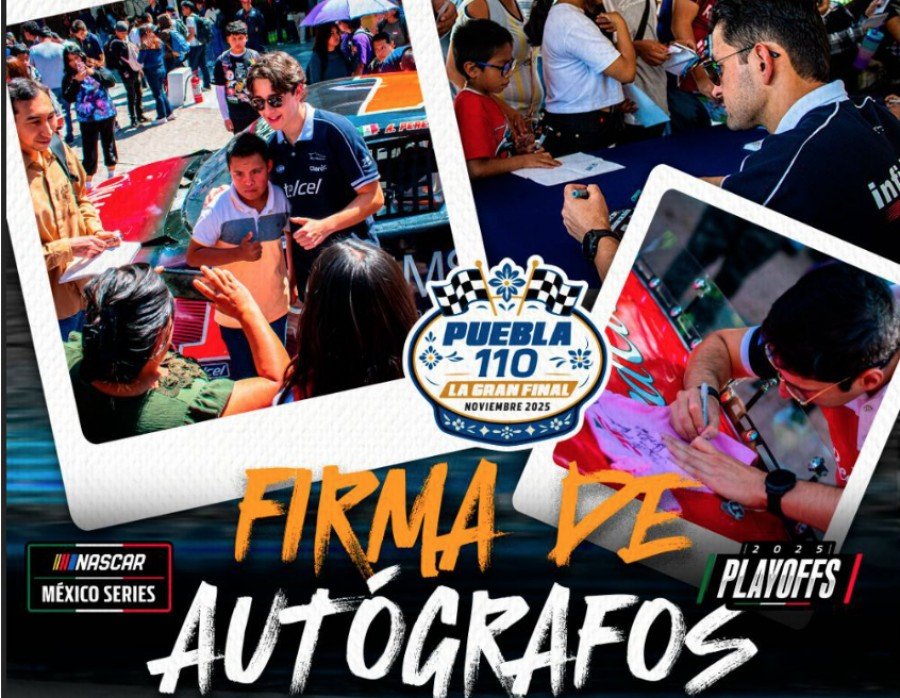 Gobierno de la Ciudad trae la emoci&oacute;n de NASCAR con firma de aut&oacute;grafos