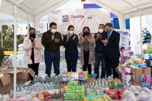 Recibe DIF Municipal donativo para afectados de Xochimehuacán