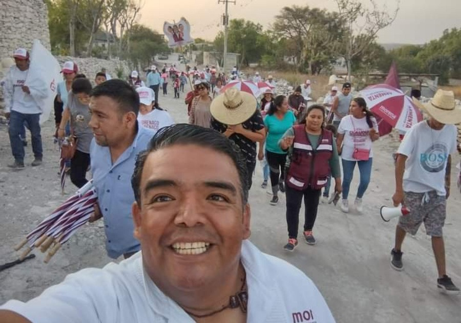 Cierra campa&ntilde;a Daniel Garc&iacute;a en cercan&iacute;a con habitantes de Molcaxac