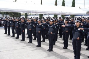 Realiza Gobierno de Pepe Chedraui graduación cadetes de la Academia de Formación y Profesionalización Policial
