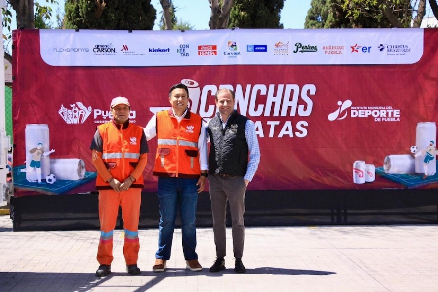 Se suma OOSL al programa Canchas por Latas con donación de 50 mil piezas