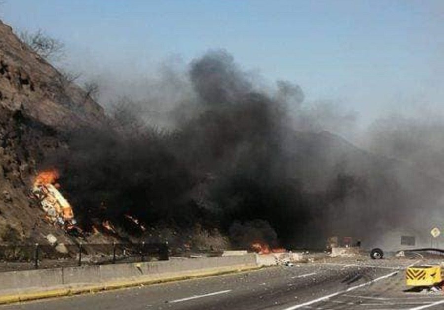 Explosión de pipa en Nayarit
