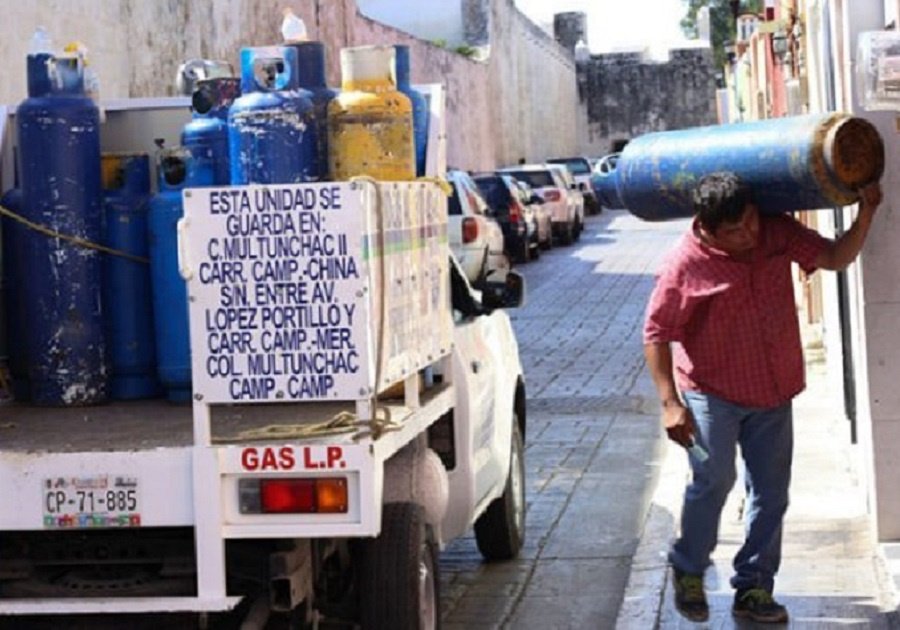 Camión del gas 