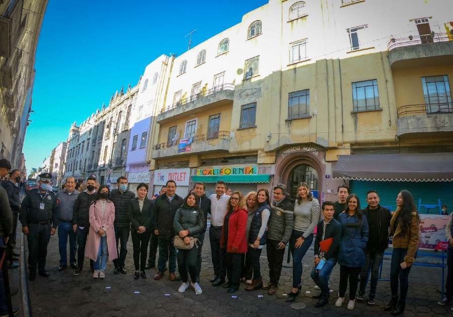 Pintará Ayuntamiento de Puebla 500 fachadas en Centro Histórico