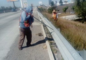 Infraestructura vallas metálicas del Periférico Ecológico