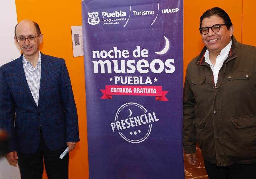 Anuncian segunda edici&oacute;n presencial de Noche de Museos en Puebla