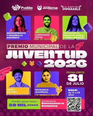 Gobierno de Pepe Chedraui lanza la convocatoria del Premio Municipal de la Juventud 2026