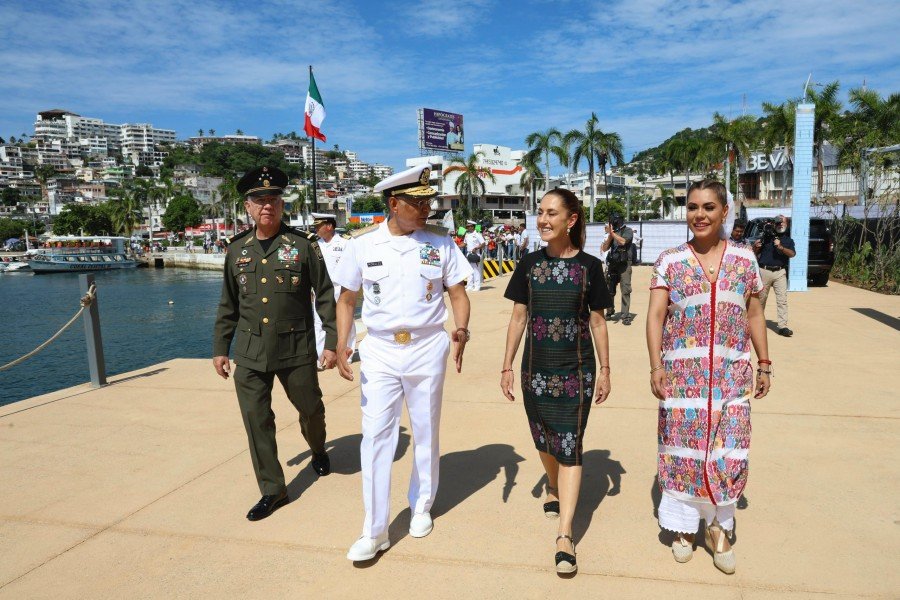 Con el marinabús celebramos que el puerto de Acapulco está vivo, fuerte y lleno de futuro: presidenta Claudia Sheinbaum