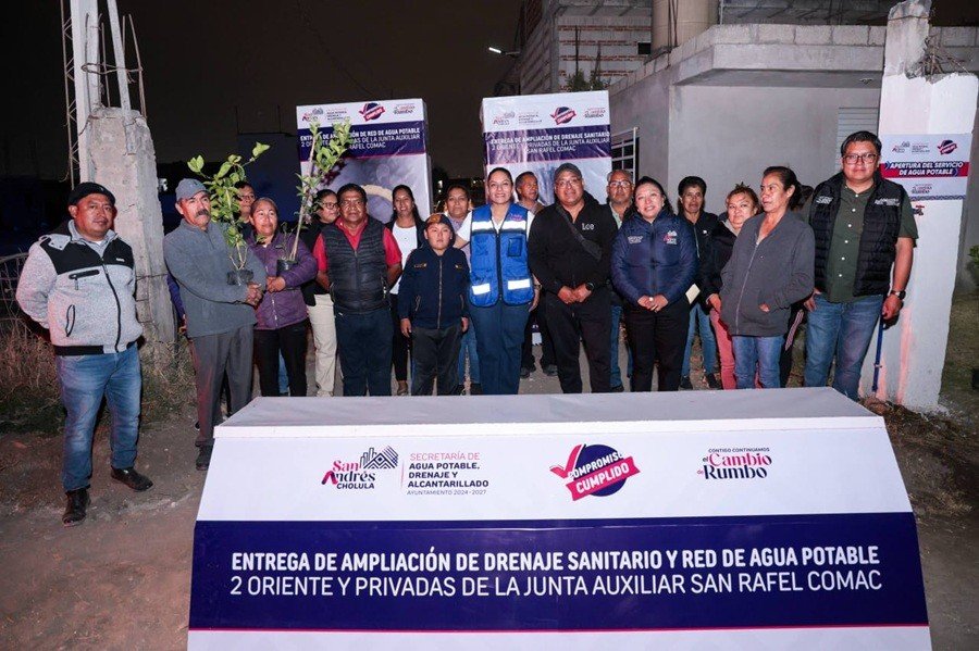 Fortalece Ayuntamiento de San Andr&eacute;s Cholula infraestructura hidr&aacute;ulica