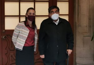 Abordan Barbosa y Sheinbaum temas de interés para Puebla y CDMX