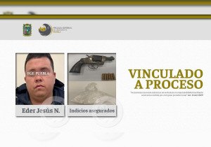Vinculado a proceso detenido en Huauchinango por posesión de droga y arma de fuego
