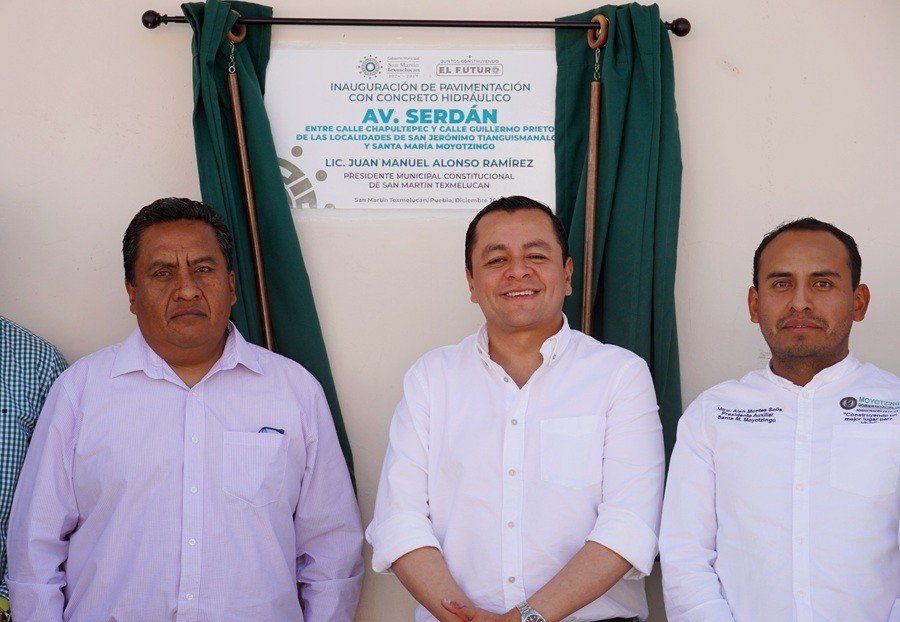 Gobierno de Texmelucan inaugur&oacute; importante vialidad que conecta a Moyotzingo y Tianguismanalco