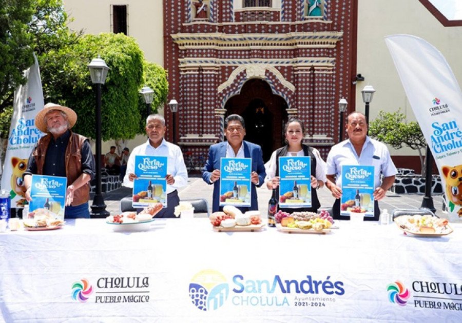 Presentan edición 23 de la Feria del Queso de Santa María Tonantzintla 