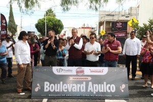 Inaugura Pepe Chedraui rehabilitaci&oacute;n vial del Bulevar Apulco